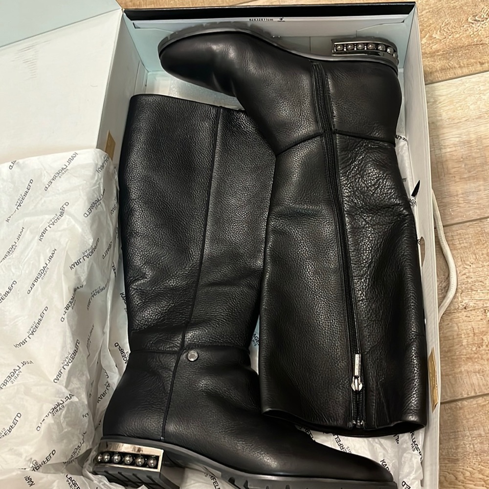 Karl Lagerfeld Paris Seine tall boots